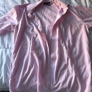 Saks Fifth Ave Men 17/34-35 Pink Shirt
